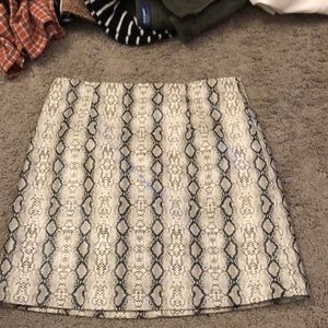 snakeskin skirt from altard state